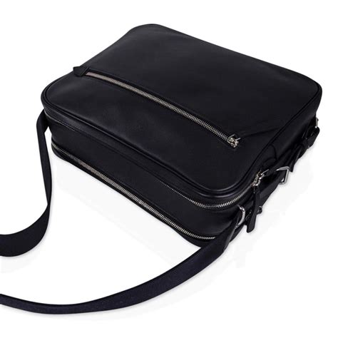 hermes hebdo|Hermes Hebdo Reporter Messenger Bag Black Evergrain .